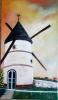 Le moulin de la Bree au soleil couchant