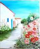 Une rue fleurie - rue Papillon